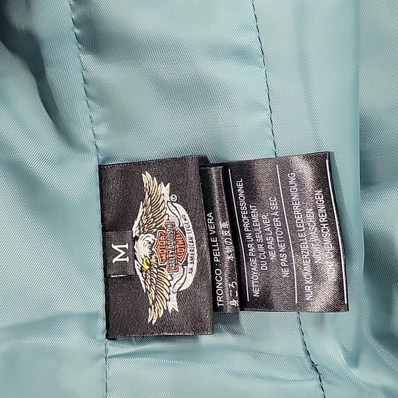 Harley Davidson vintage leather halter top - Picture 5 of 10